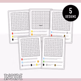 Colour by Number 100 Chart - Pixel Art for Kids