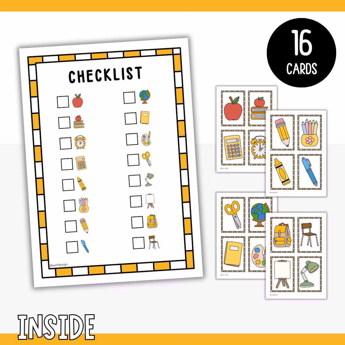Back to School Scavenger Hunt - Printable Game for Kids