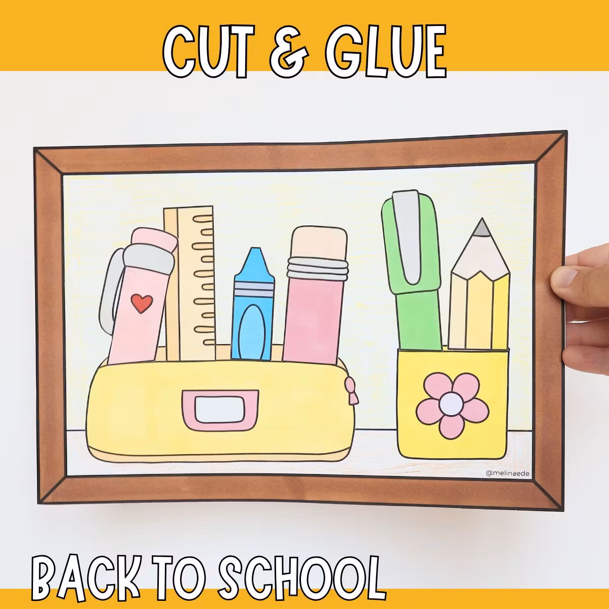 Cut and Stick - Back to School Craft for Kids