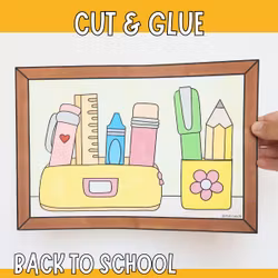 Cut and Stick - Back to School Craft for Kids