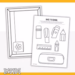 Cut and Stick - Back to School Craft for Kids