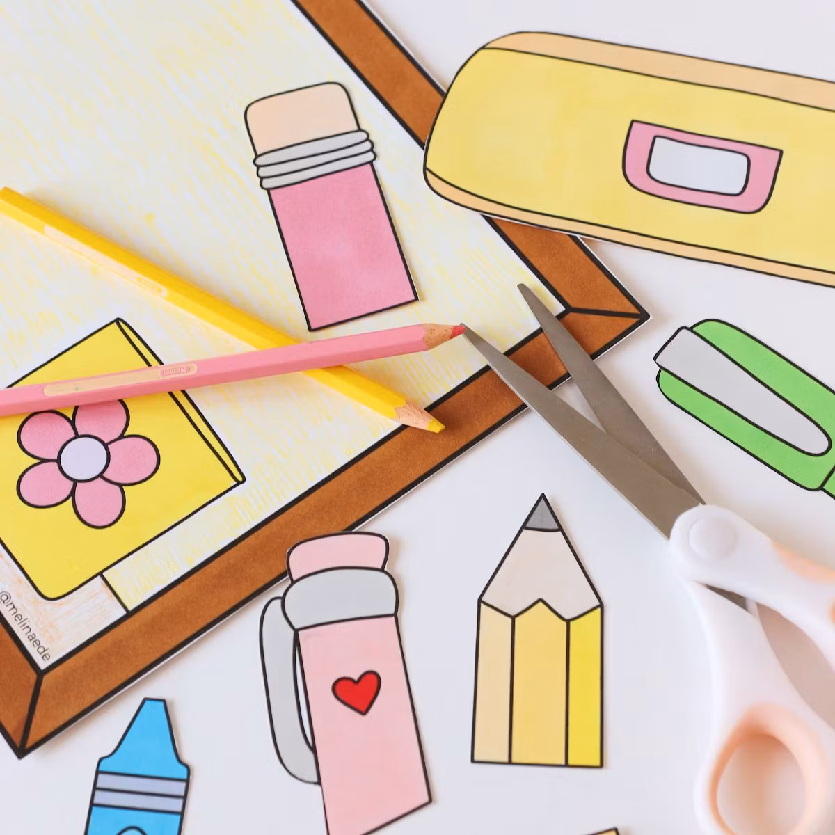 Cut and Stick - Back to School Craft for Kids