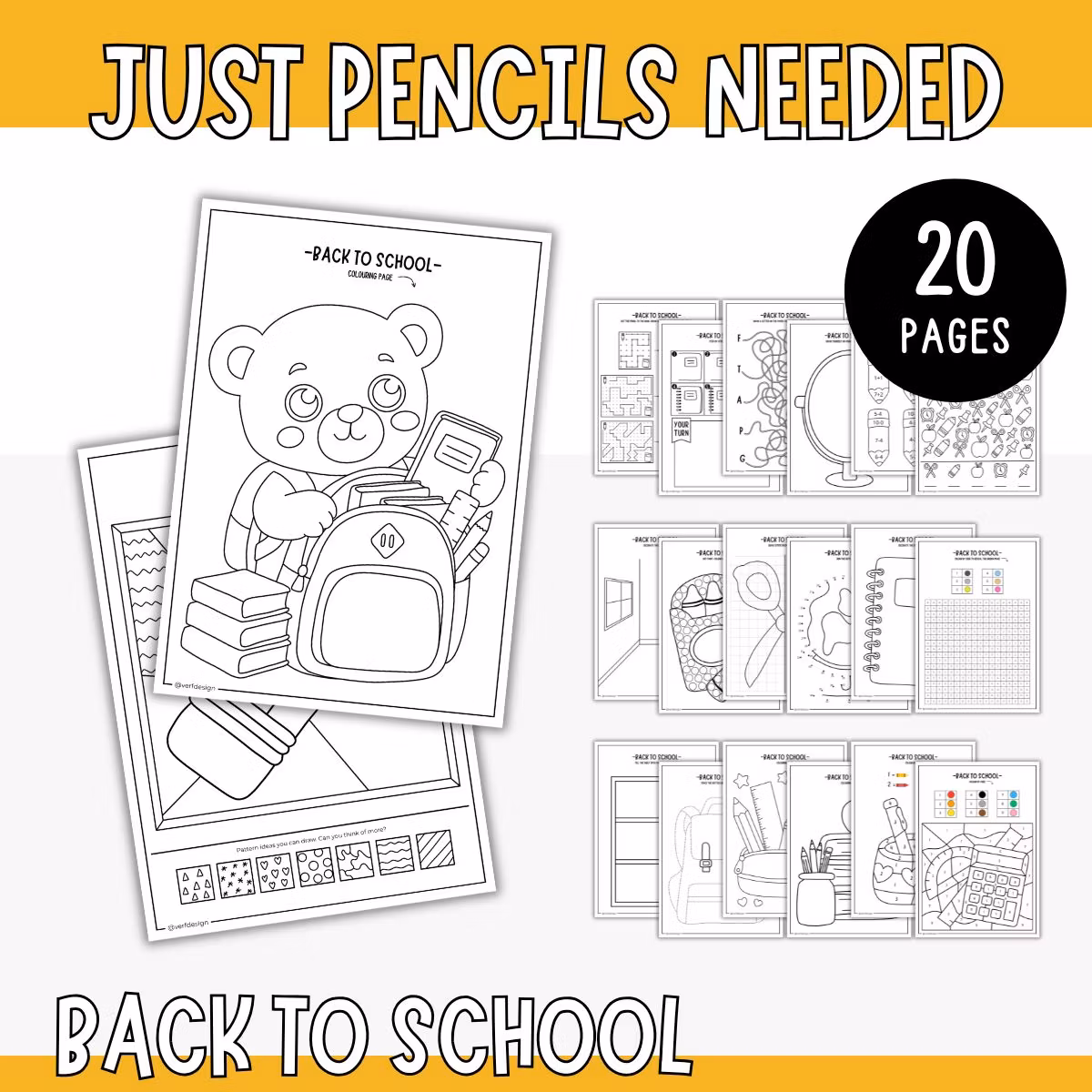 All You Need Is Pencils - Back to School Crafts for Kids