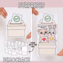 Democracy Craft for Kids - Open the Ballot Box