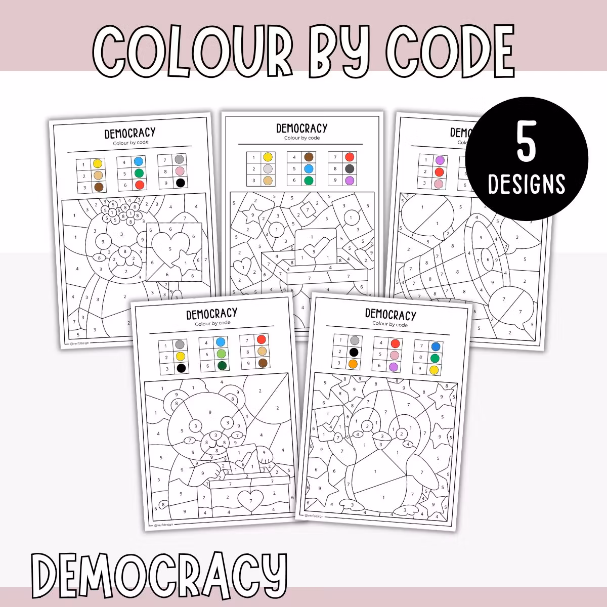 Colour by Code - Democracy