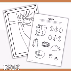 Cut and Stick - Autumn Craft for Kids