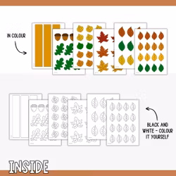 Autumn Leaf Crown - Printable Craft for Kids