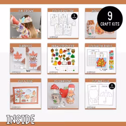The Ultimate Autumn Craft Bundle - Printables for Kids