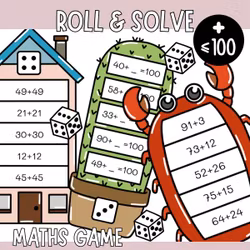 Roll & Solve (10 Maths Games) - Addition Within 100