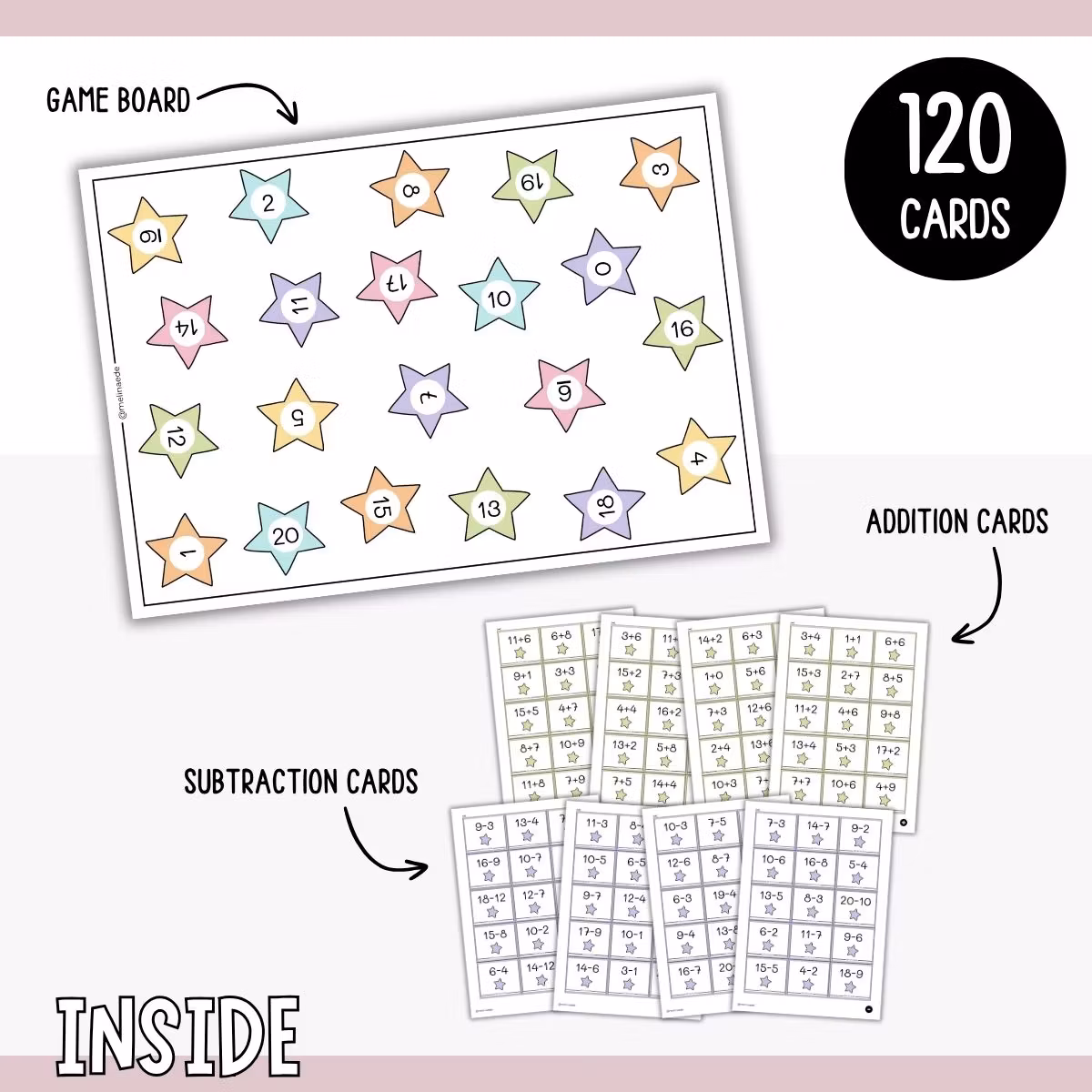 Solve & Find - Addition & Subtraction Within 20