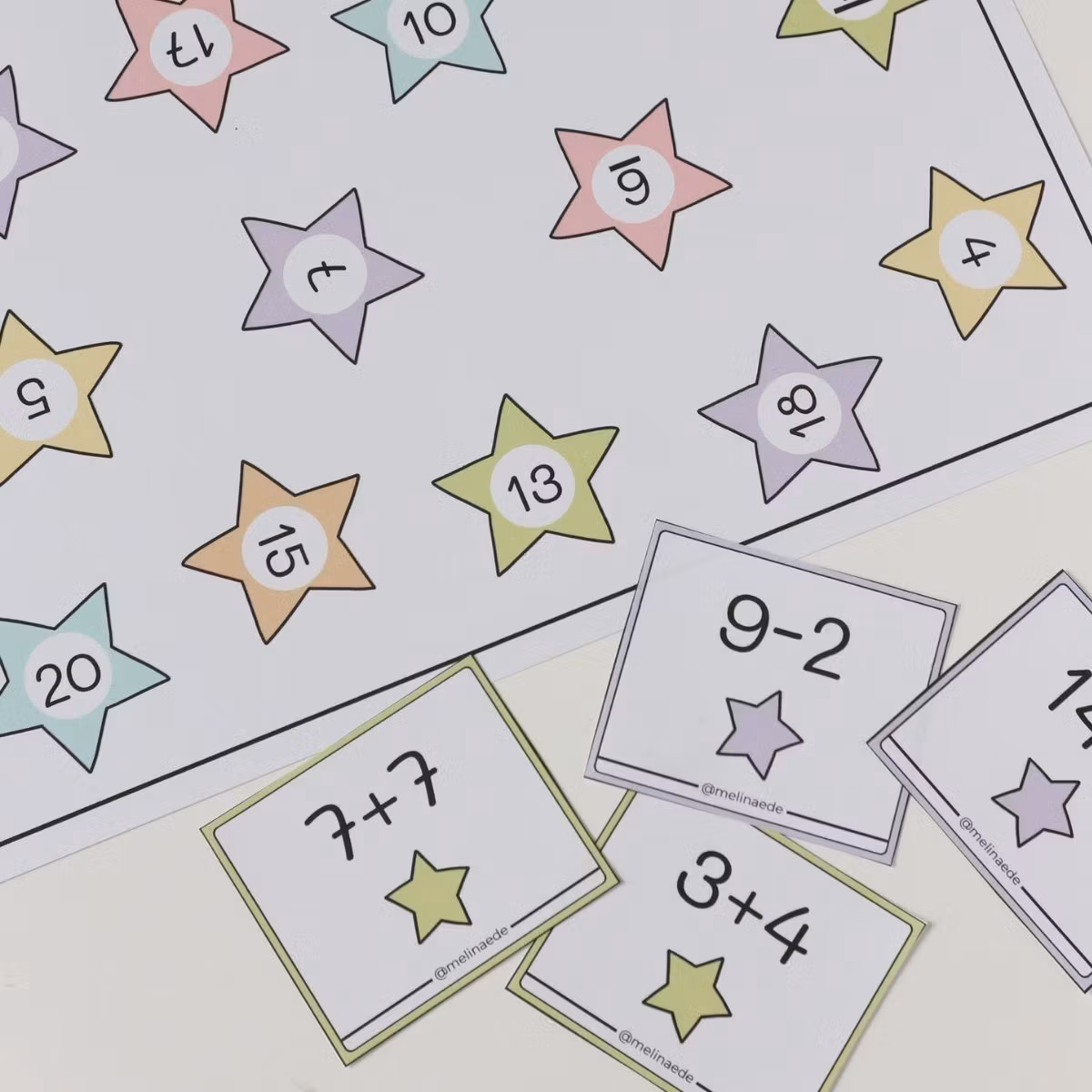 Solve & Find - Addition & Subtraction Within 20