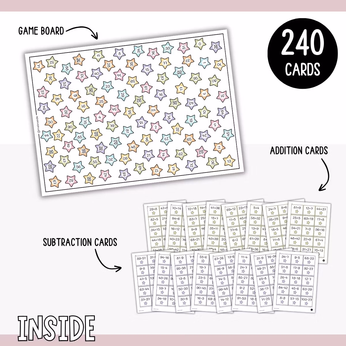 Solve & Find - Addition & Subtraction Within 100