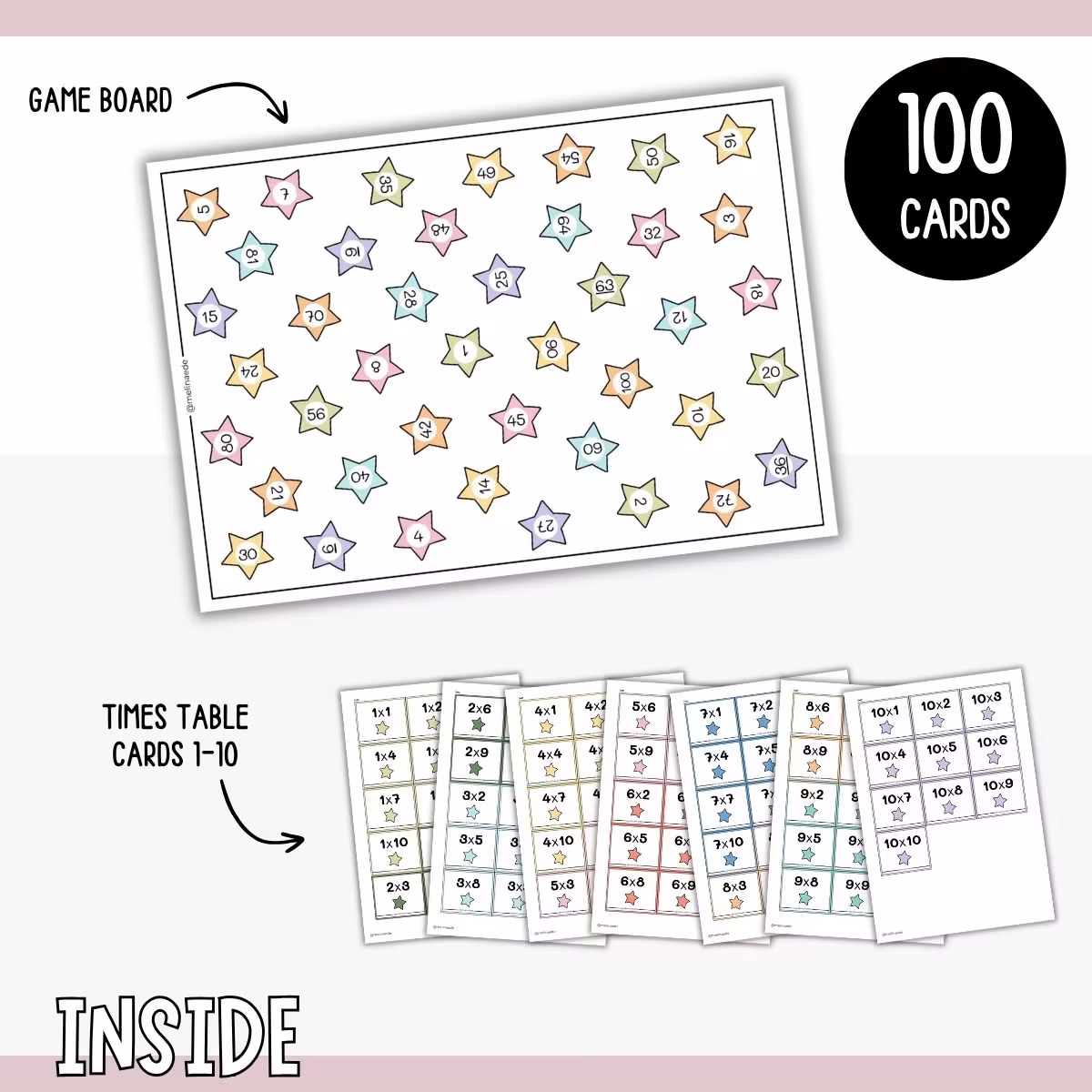 Solve & Find - Times Tables 1-10 Multiplication Game