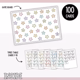 Solve & Find - Times Tables 1-10 Multiplication Game