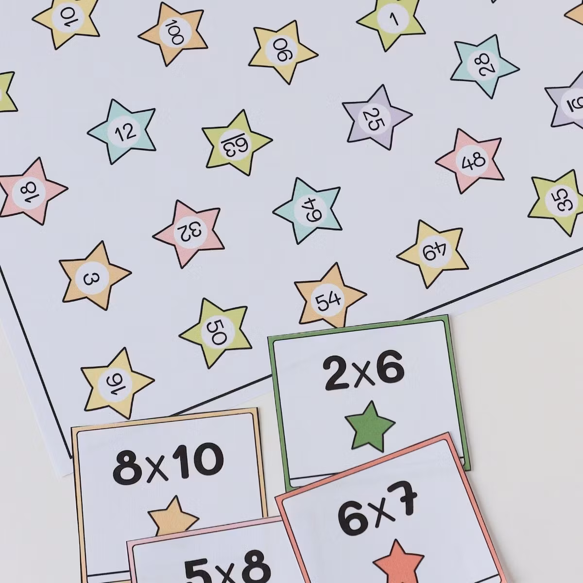 Solve & Find - Times Tables 1-10 Multiplication Game