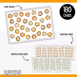Solve & Find - Halloween Addition & Subtraction Within 30