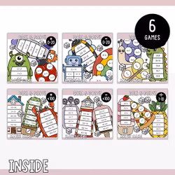 Roll & Solve - Maths Games Bundle
