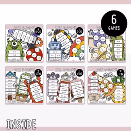 Roll & Solve - Maths Games Bundle
