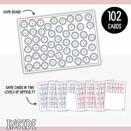 Find the Time - Digital and Analogue Clock Matching Game