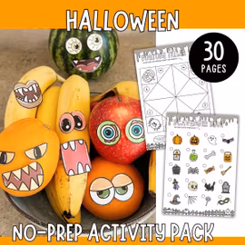 Halloween No-Prep Activity Pack - 30 Printable Activities