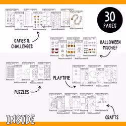 Halloween No-Prep Activity Pack - 30 Printable Activities