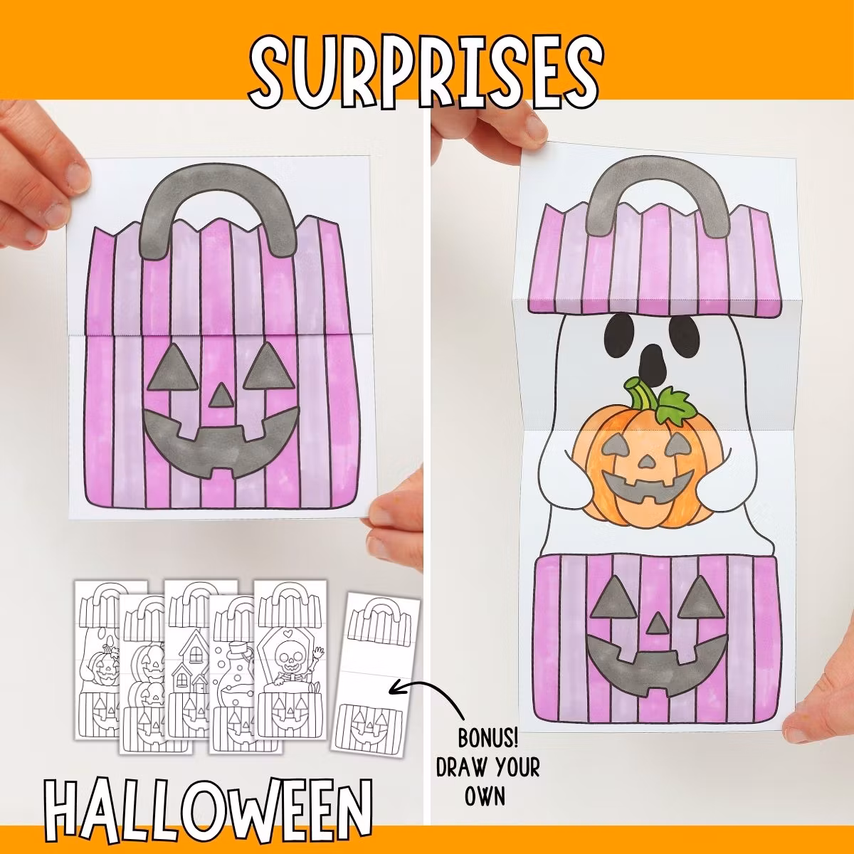 Halloween Surprise Craft - Lift-Up Sweet Bag