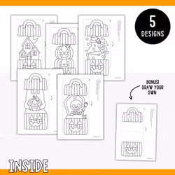 Halloween Surprise Craft - Lift-Up Sweet Bag