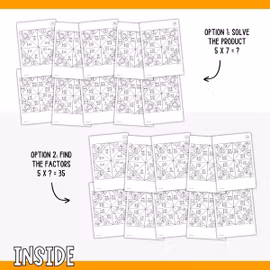 Halloween Multiplication Fortune Tellers - Times Tables 1-10