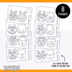 Rocking Animals - Printable Halloween Craft