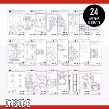 The Elf’s Craft Advent Calendar - 24 Elf Letters & Christmas Crafts (Year 1)