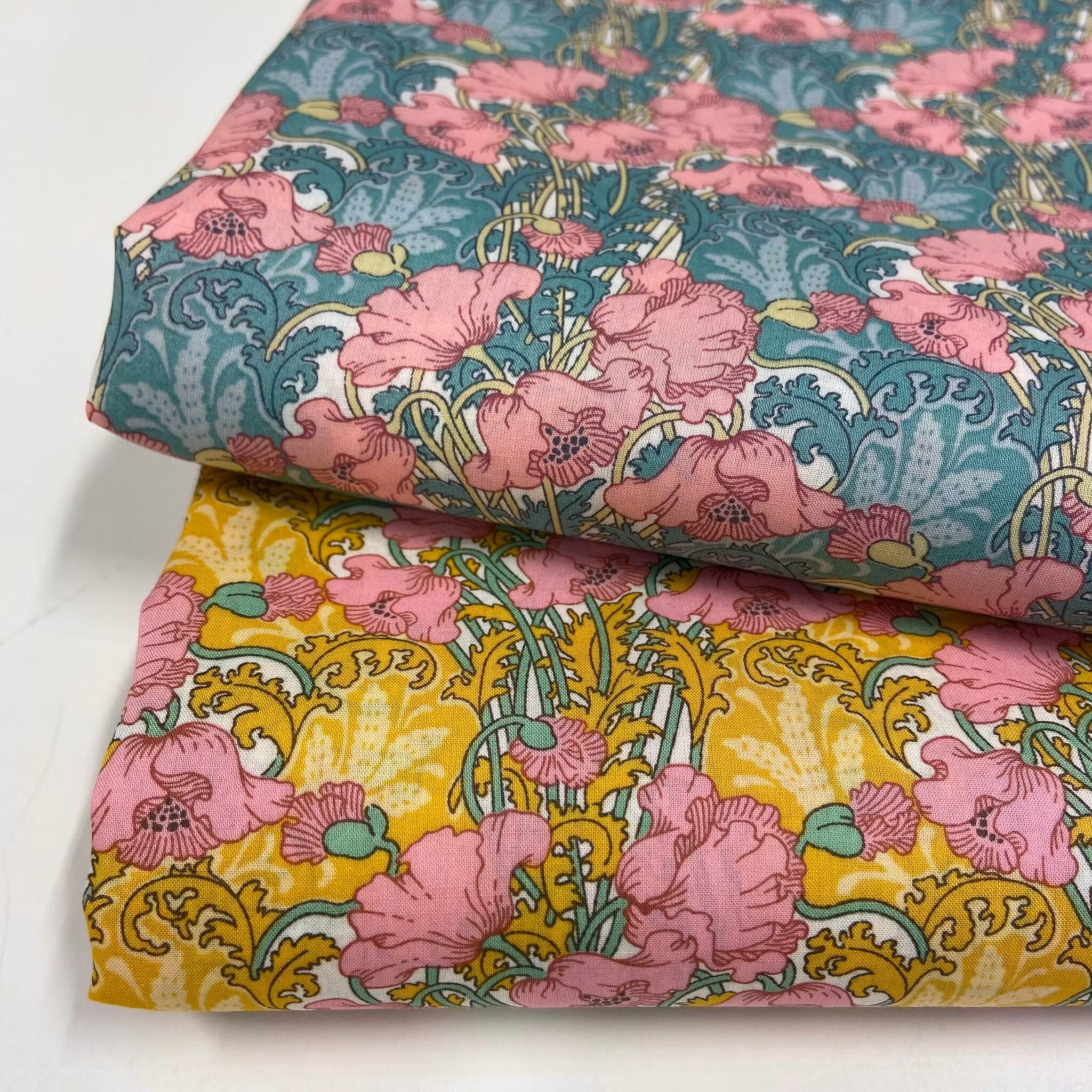 Libertytyg Tana Lawn - Clementina Gul/Rosa