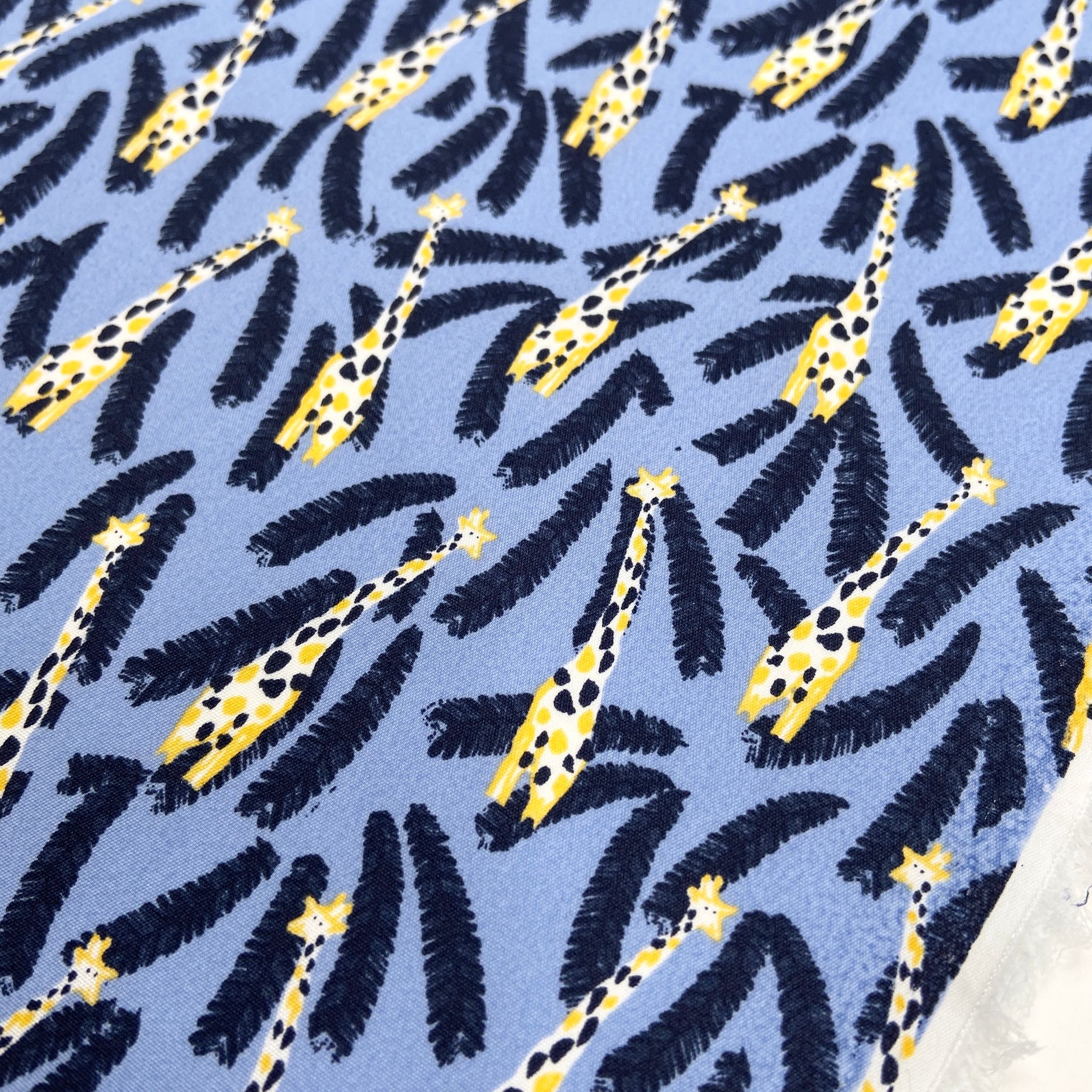 1,6m Bomull/elastan Poplin giraffer