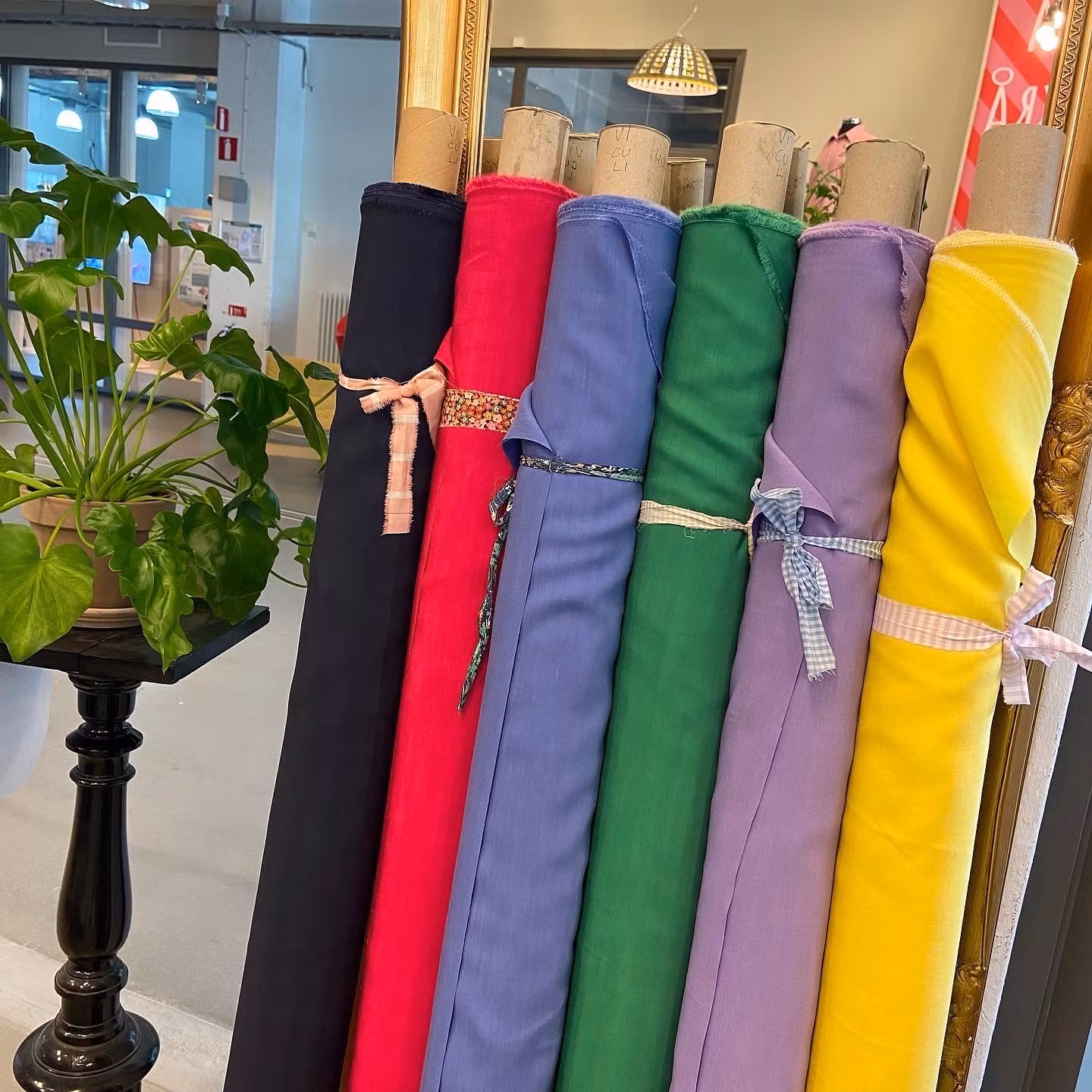 3m grön Viskos/Linne/Cupro