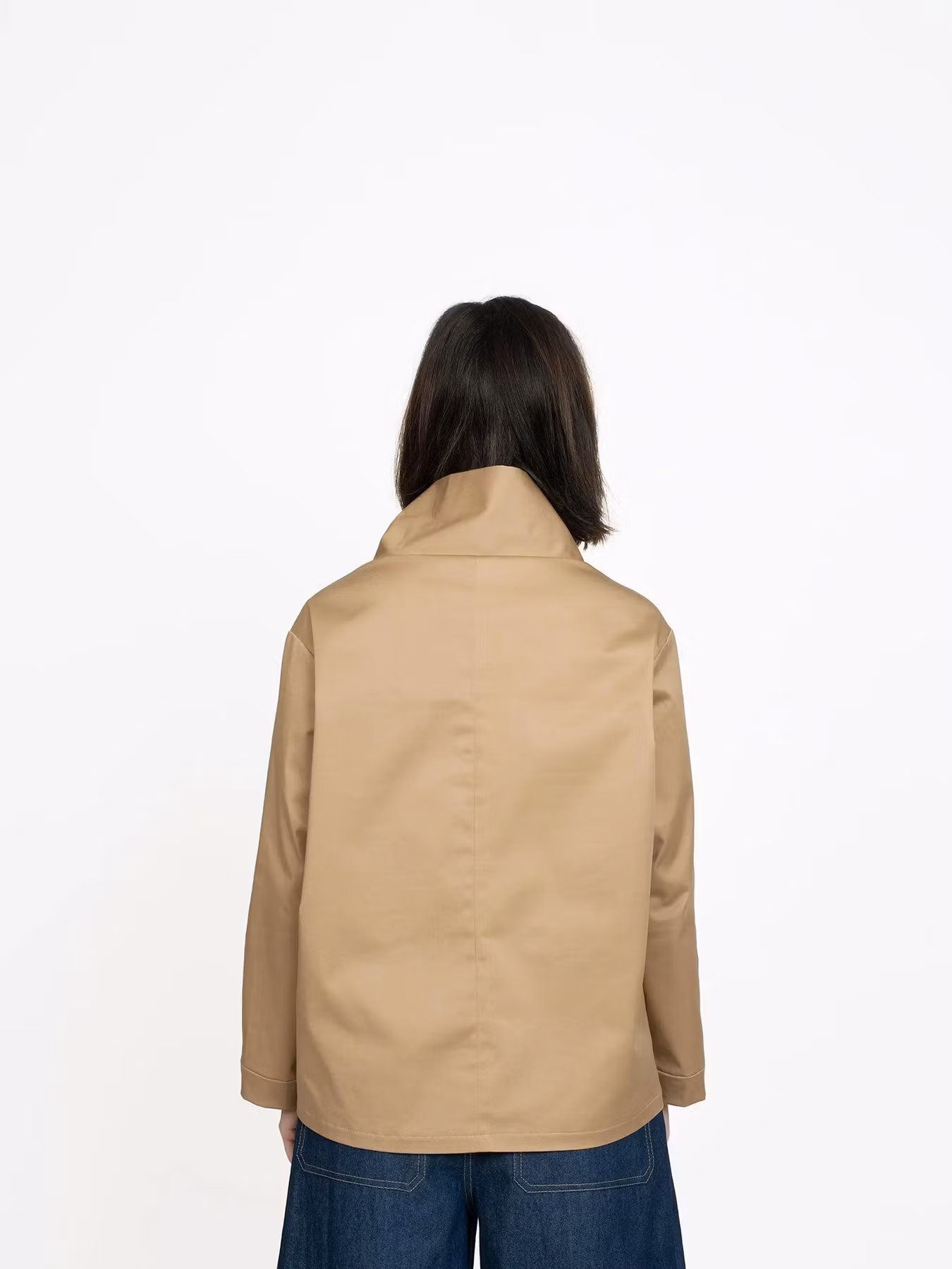 Wrap collar shirt (XL-3XL)