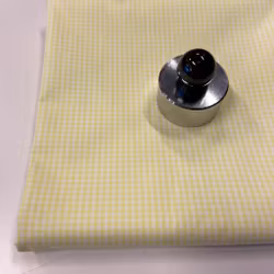 3m Bomull Neongul/Vit smårutig