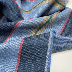 0,9m Belgiskt lin kraftigt randigt (brett!)