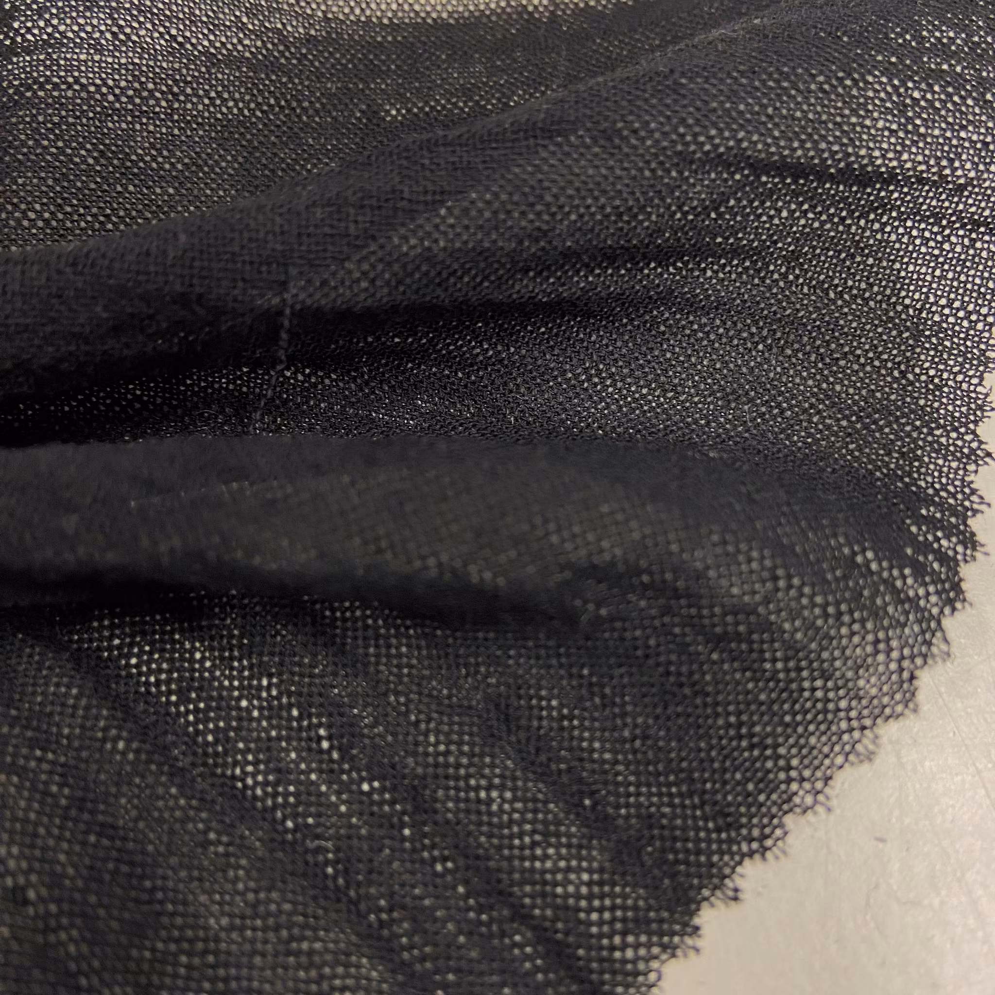 3m ulll lättplisserad svart