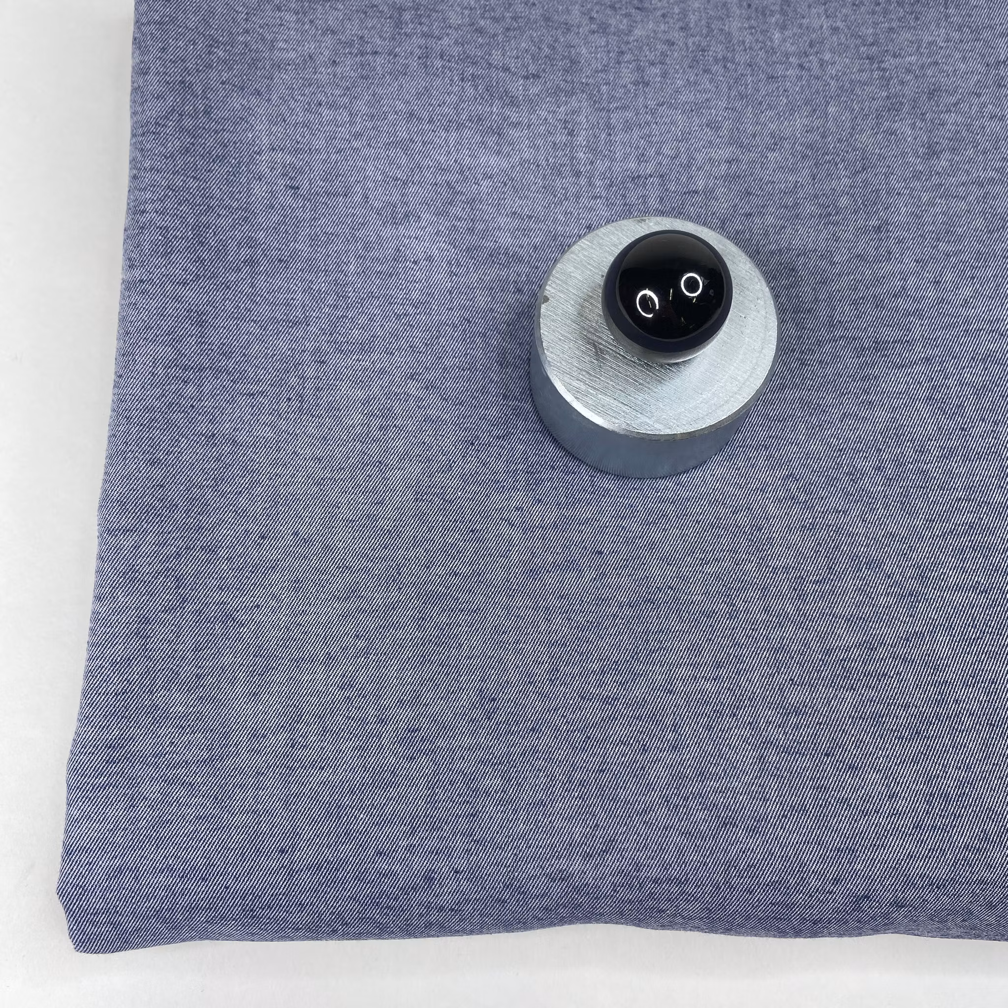 PANGERBJUDANDE 3m - Bomullsflanell jeansblå