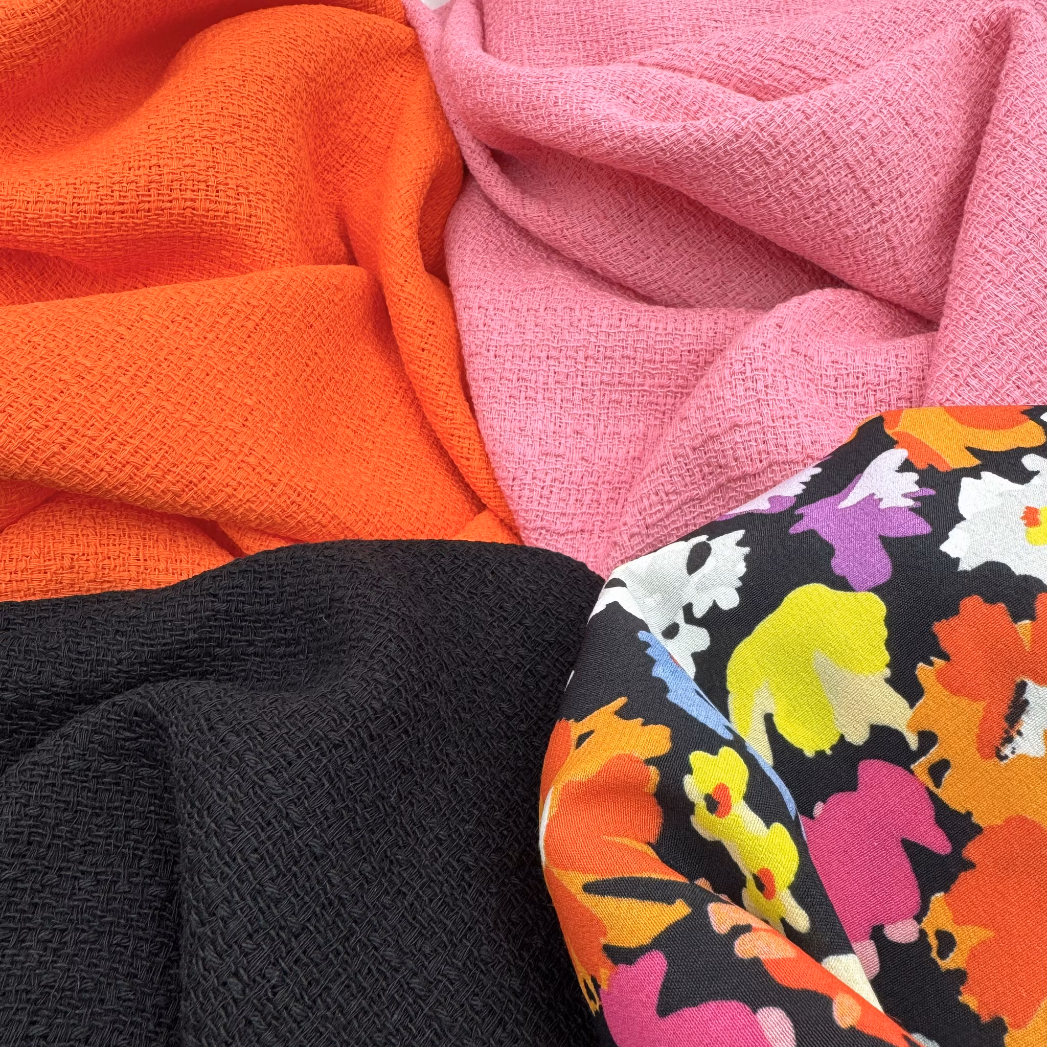 2,5m Bomullschanel orange Gucc*