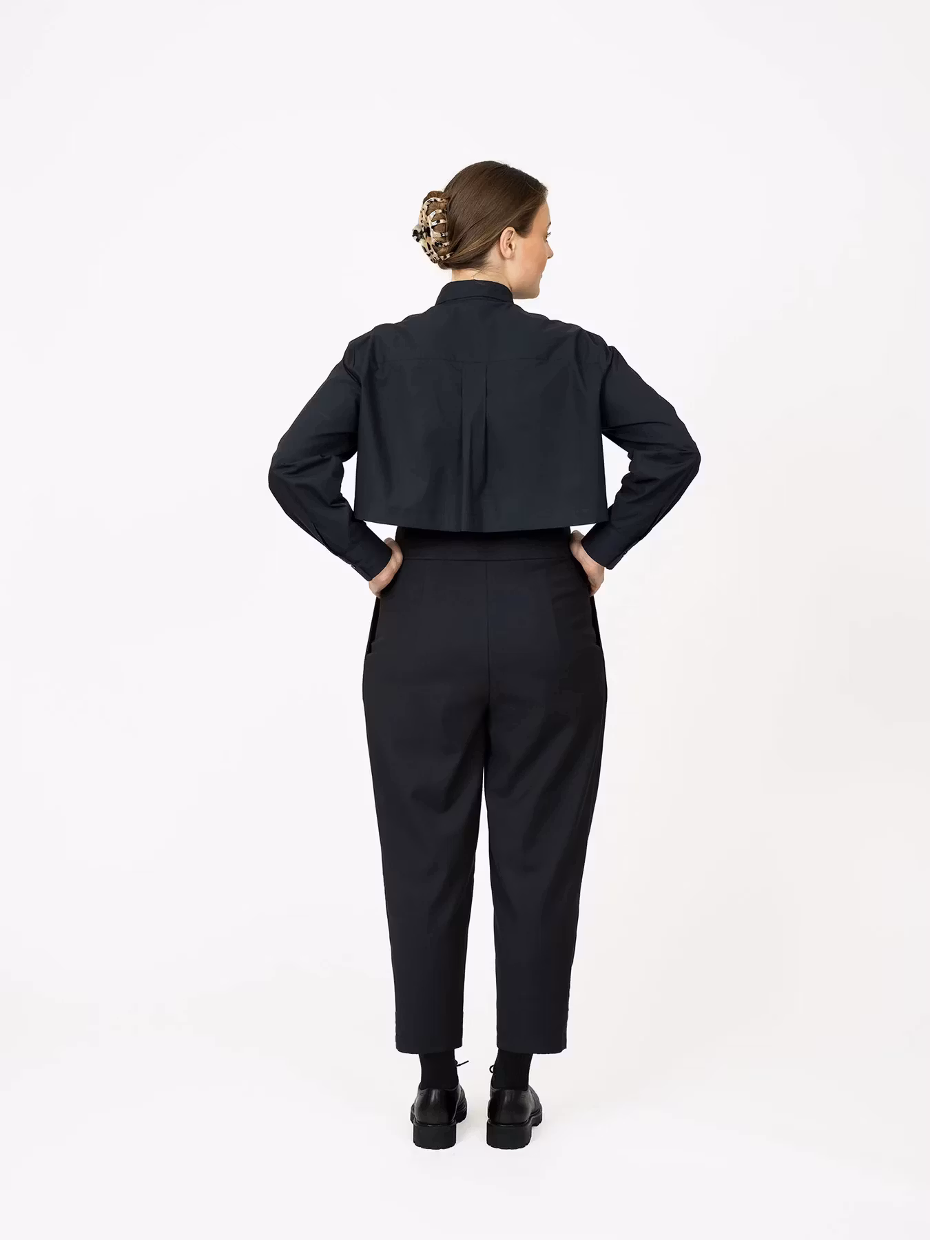 Pleated trousers XS-L