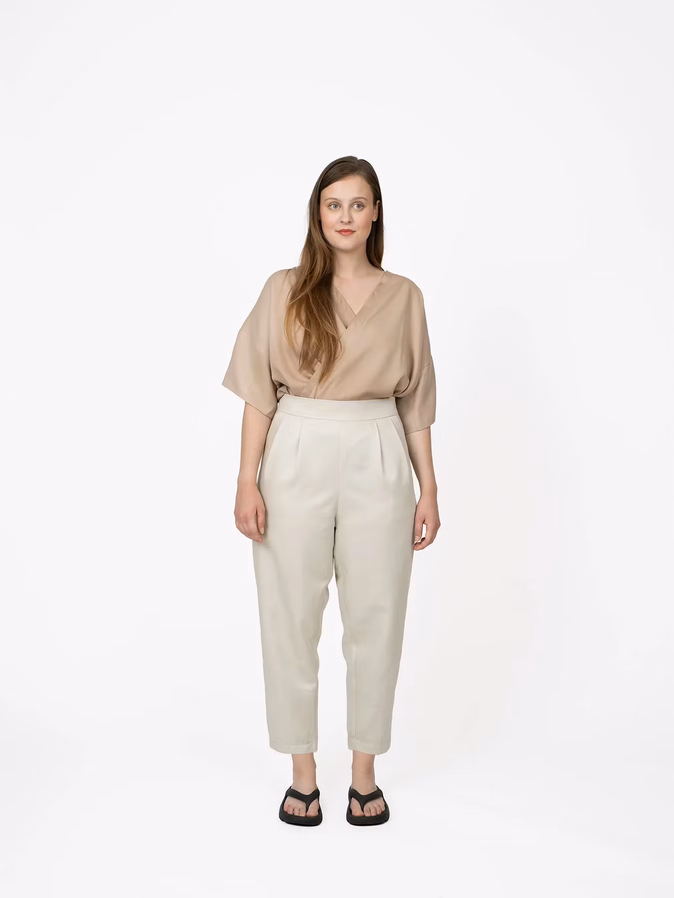 Pleated trousers XS-L