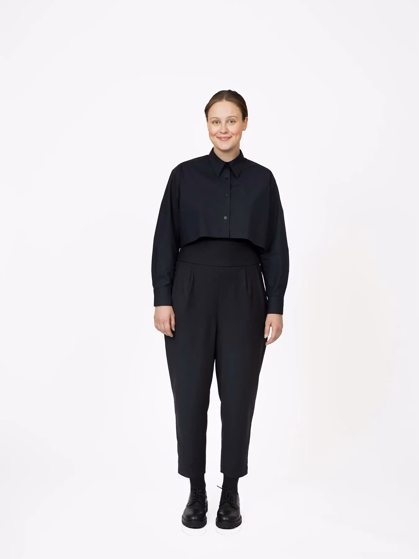 Pleated trousers L-3XL
