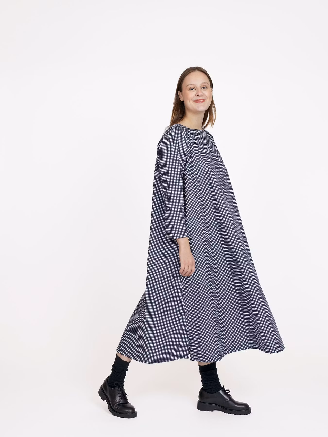 Square neck dress XS-L
