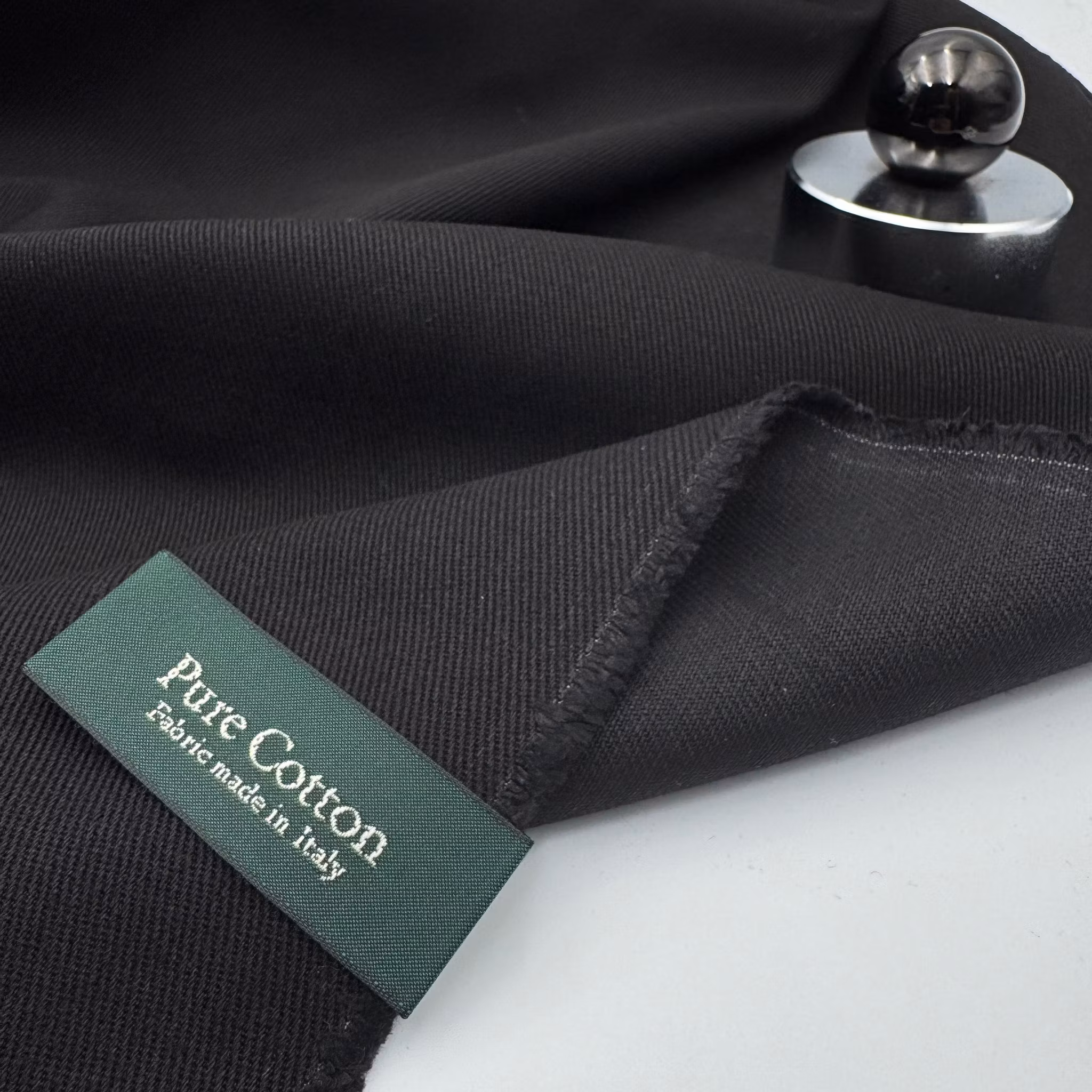 2,5m kraftig denim svart D&G