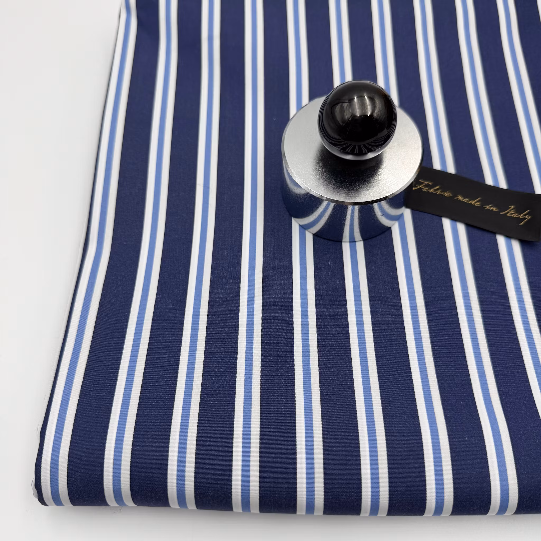 2,1m  Kraftig poplin blårandig Thomas M