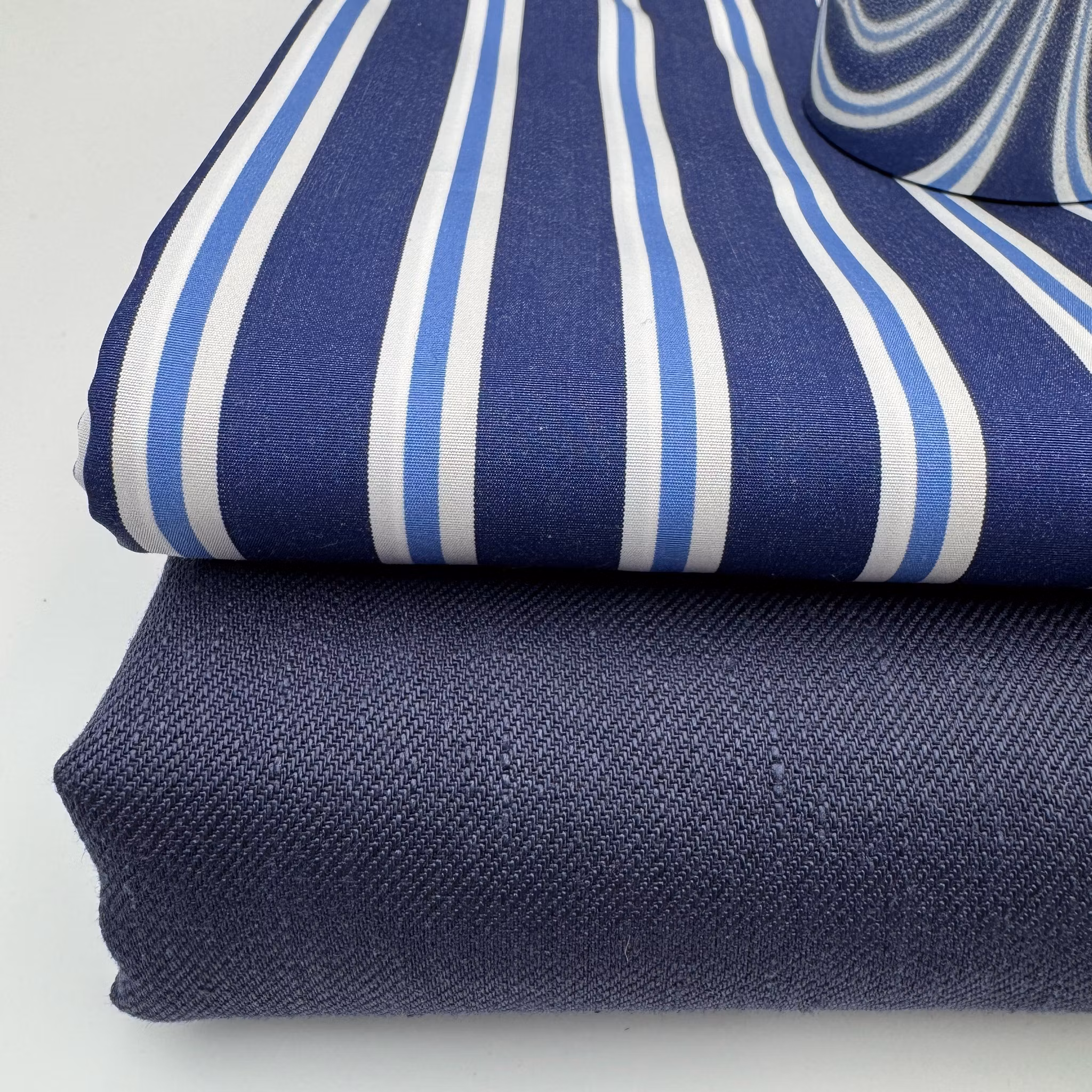 2,1m  Kraftig poplin blårandig Thomas M