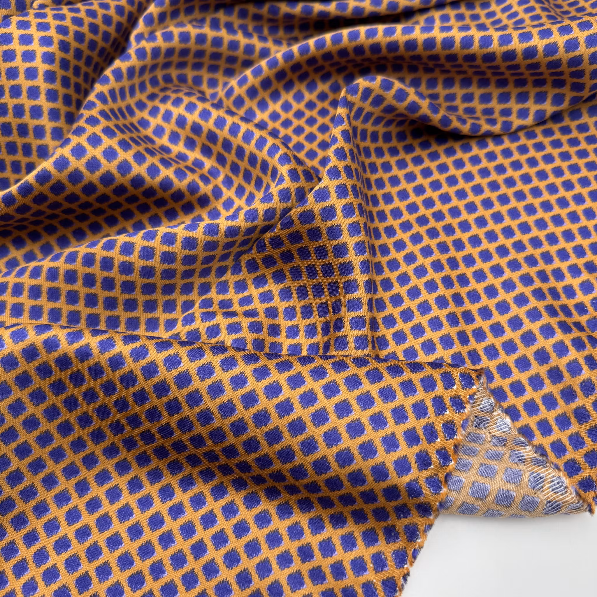 1,5m Viskossatin brun/lila