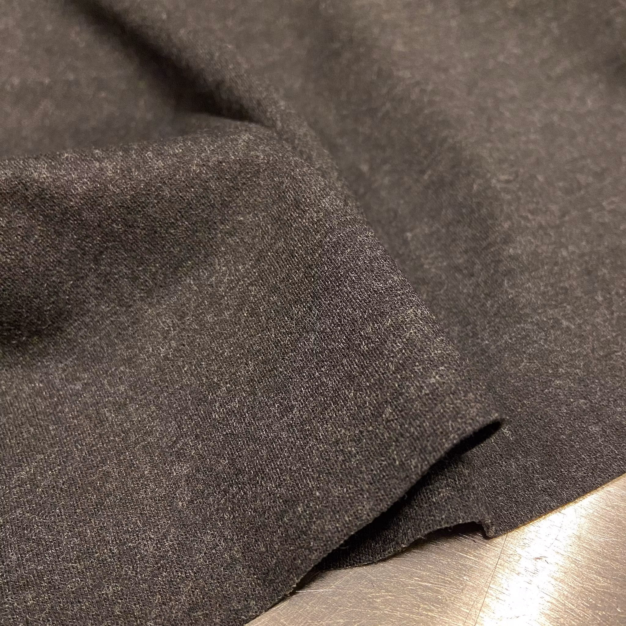 2m - Ullinterlock mörkgråmelerad