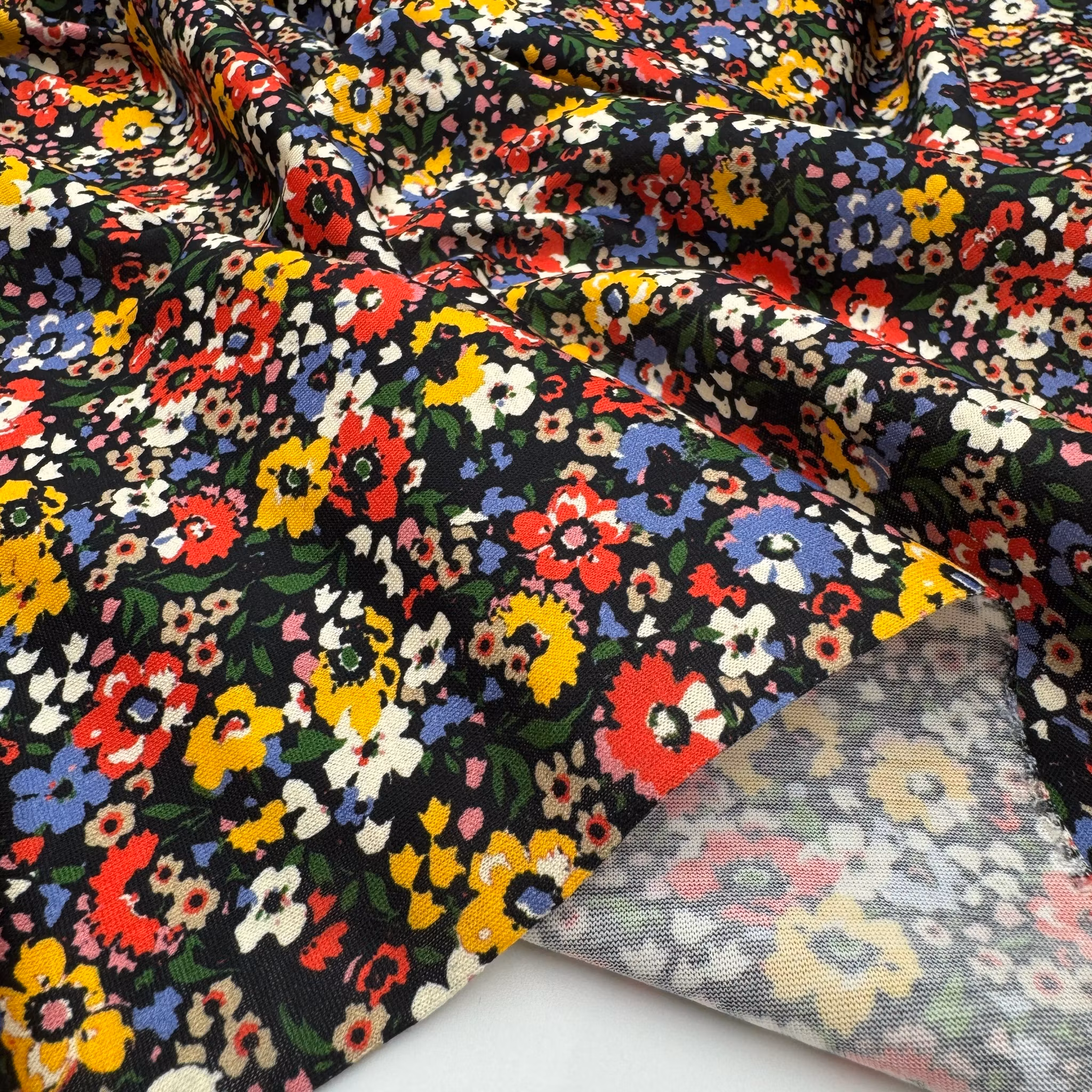 2,5m Bomullstrikå blommig Paul & S