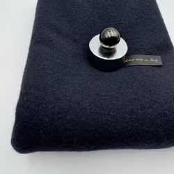 1,5m kokt ull mörk marin